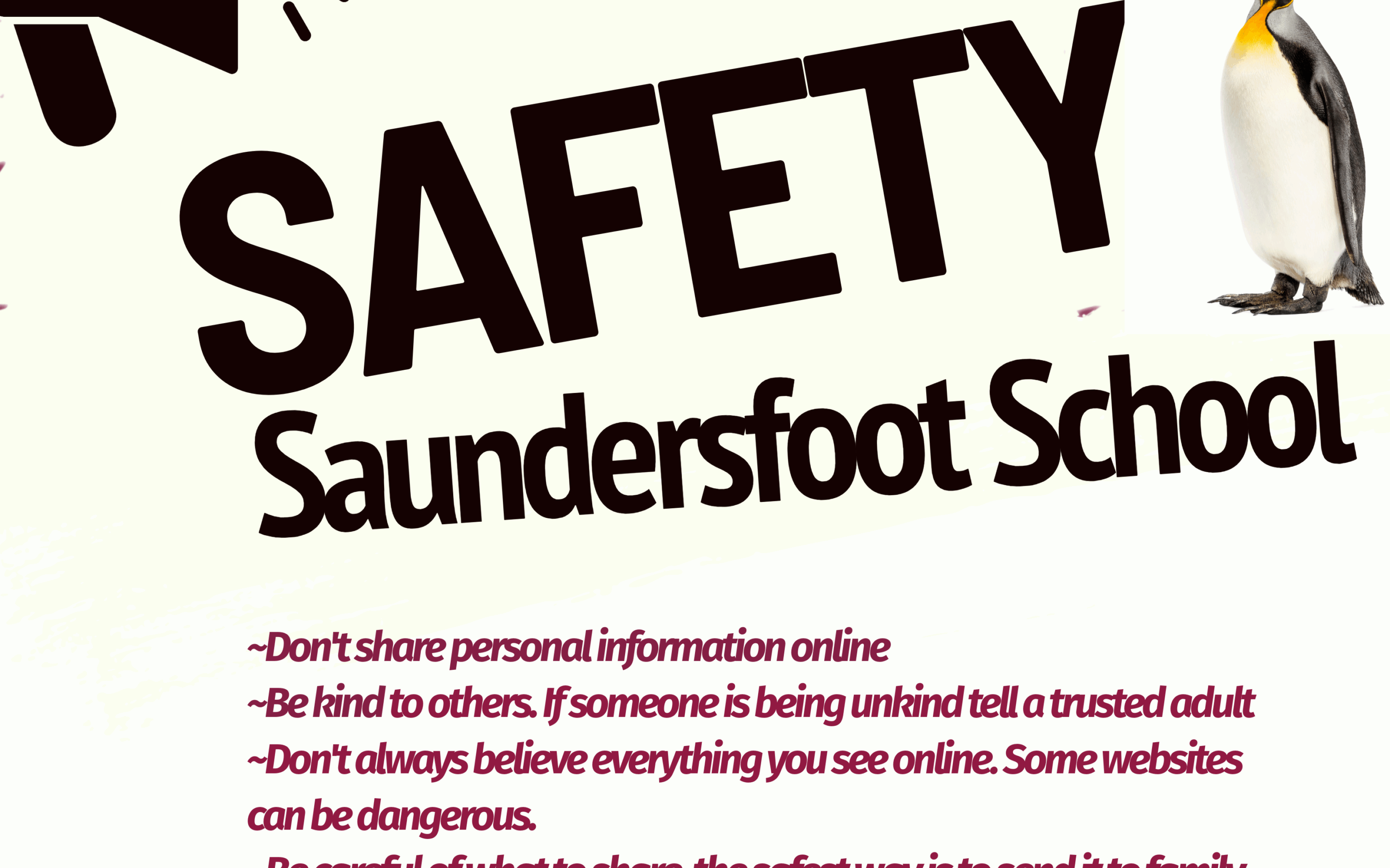Using ADOBE Express to promote e-safety around the school.