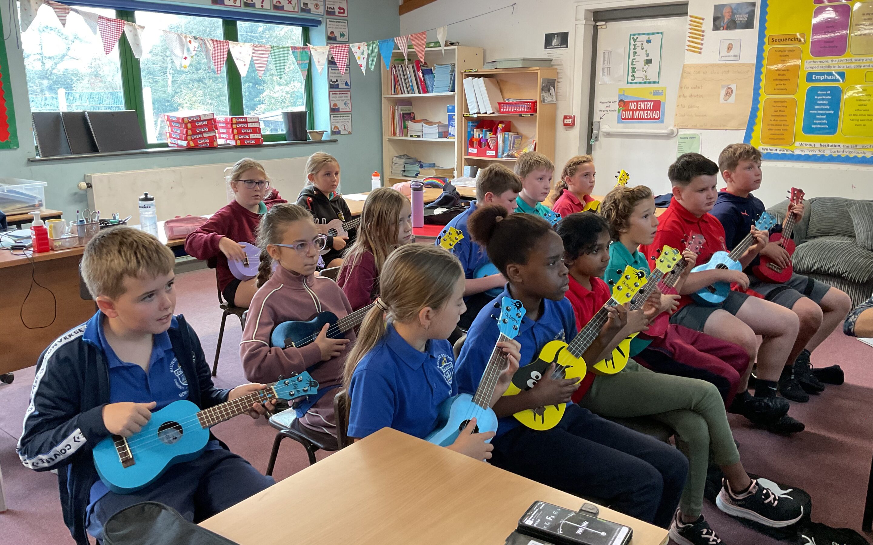 Musical notes in Year 5